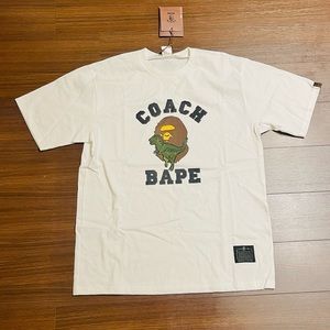 BAPE x COACH T-SHIRT NWT limited edition